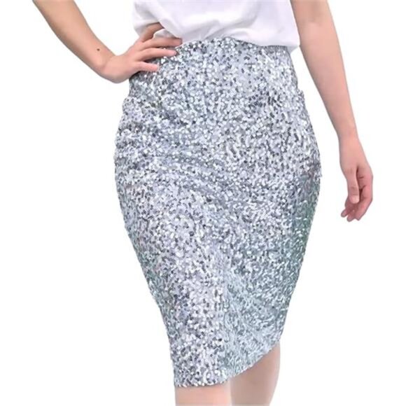 Sparkly Glitter Skirt for Women - Holiday, Christmas Party - Picture 7 of 7